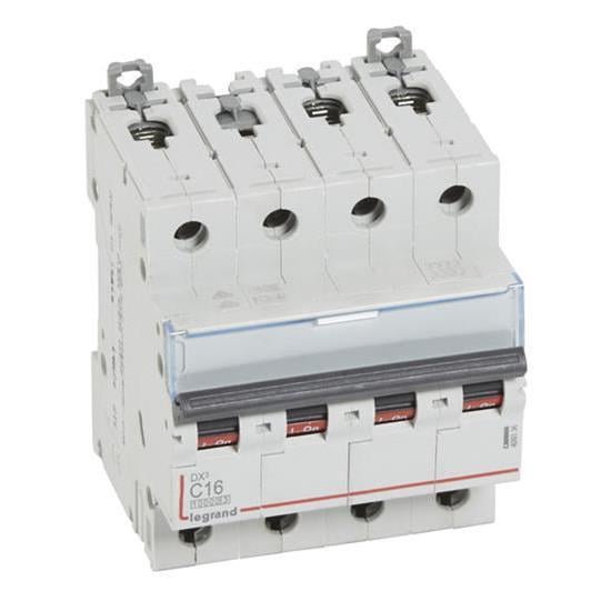 Автоматический выключатель Legrand 125A 16 kA 4 полюса тип C 409364 DX3 (29203)