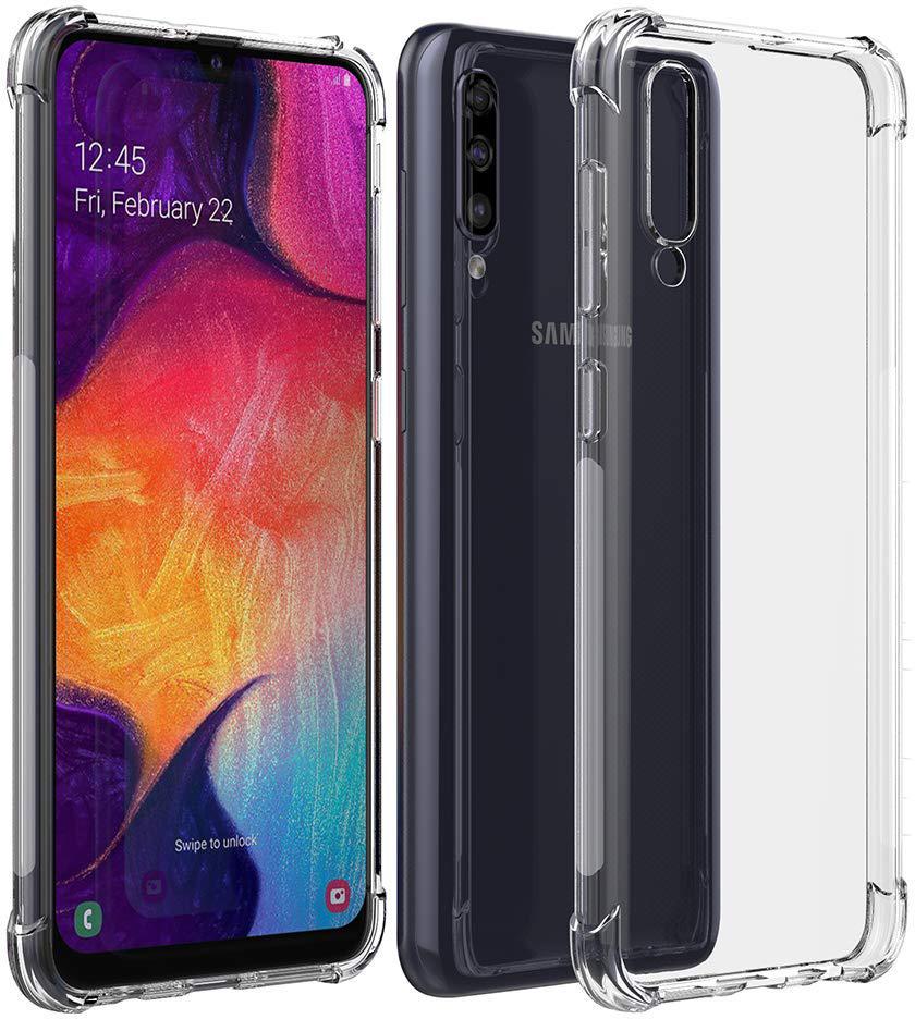 Прозрачный чехол OneCam Samsung Galaxy A50 A505 (усиленный углами) (09141)