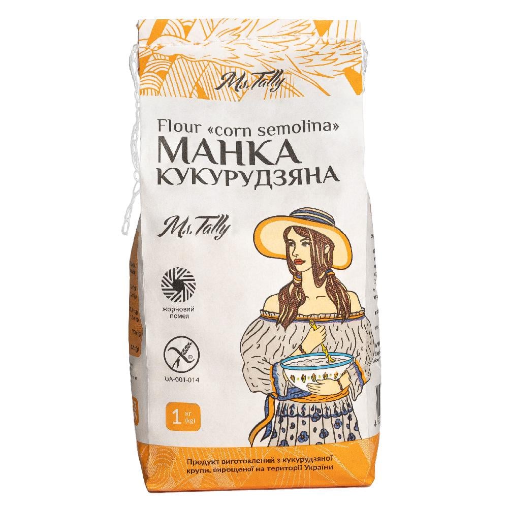 Мука Манка кукурузная Ms.Tally 1 кг (4820216950182)
