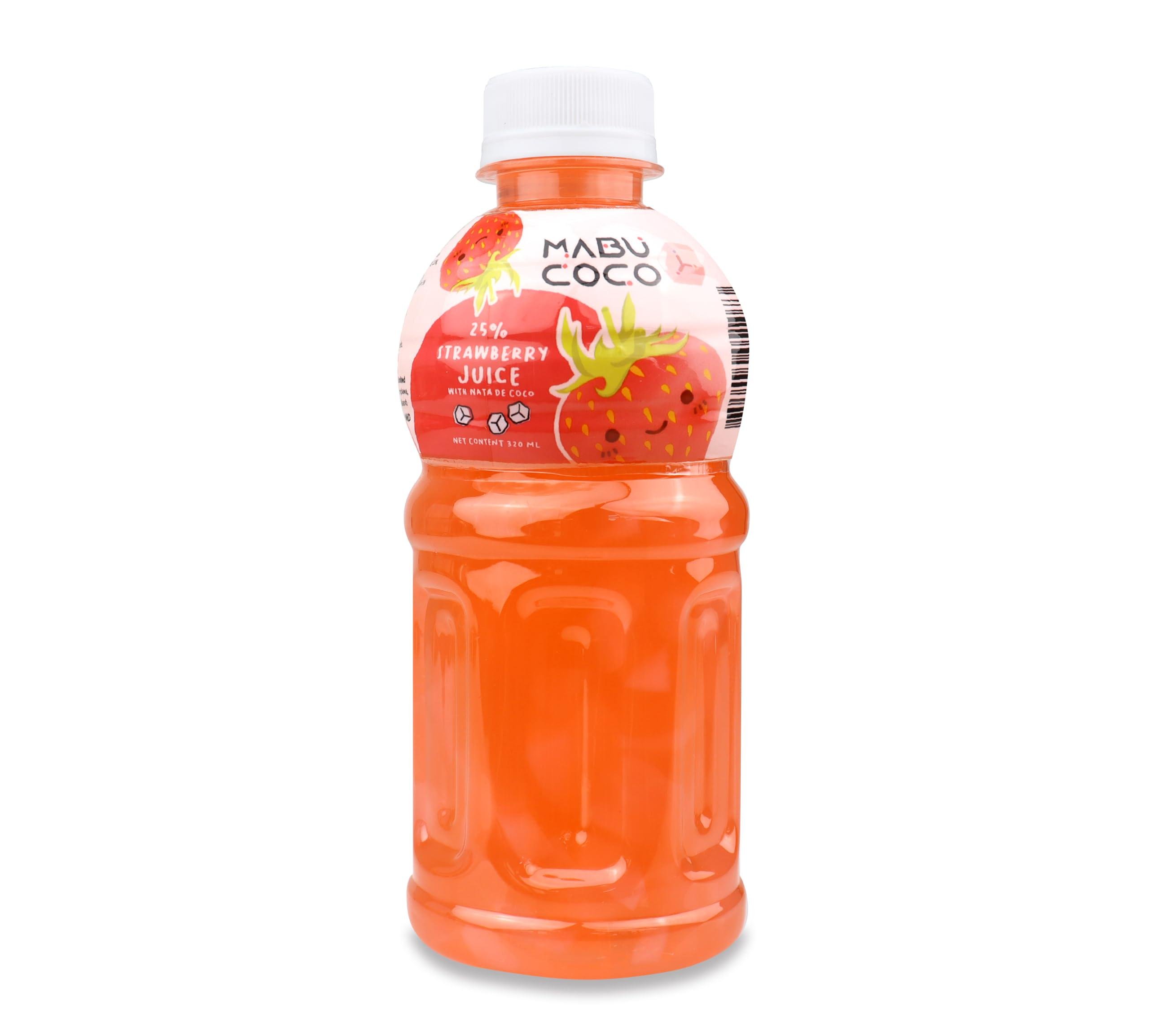 Напій Mabu Coco Strawberry nata de coco зі смаком полуниці 320 мл