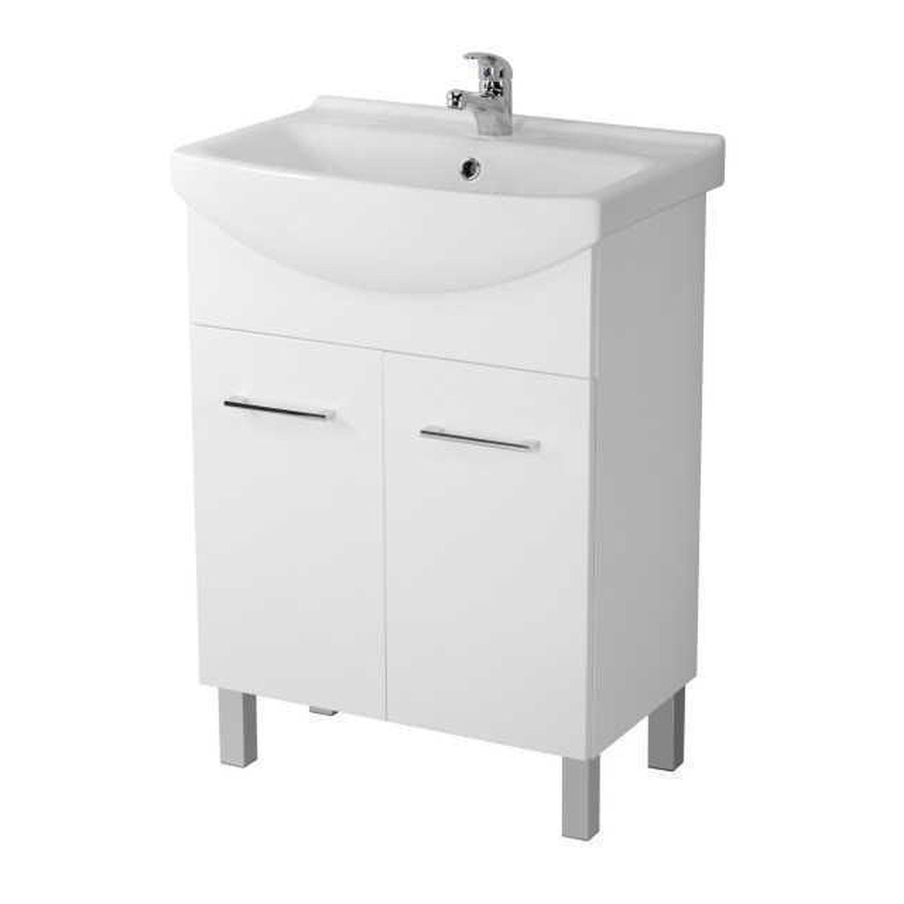 Шкафчик с умывальником Cersanit Cersania CET 514 Olivia 60 Белый (000012641)