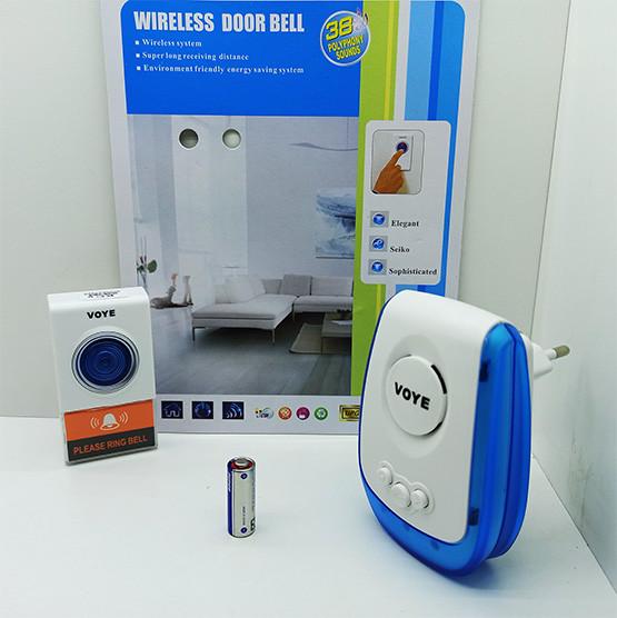Дзвінок дверний бездротовий VOYE V009A від мережі 220V - фото 3 Дзвінок дверний бездротовий VOYE V009A від мережі 220V - фото 3