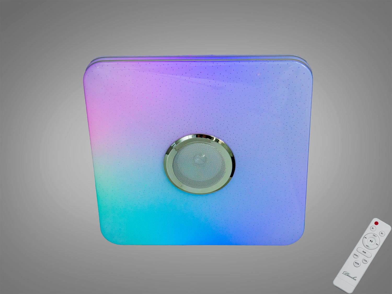 Люстра смарт LED Diasha RGB/MP3/пульт 70 Вт Белый (DB-8501A/400x400RGB+MP3) Люстра смарт LED Diasha RGB/MP3/пульт 70 Вт Белый (DB-8501A/400x400RGB+MP3)