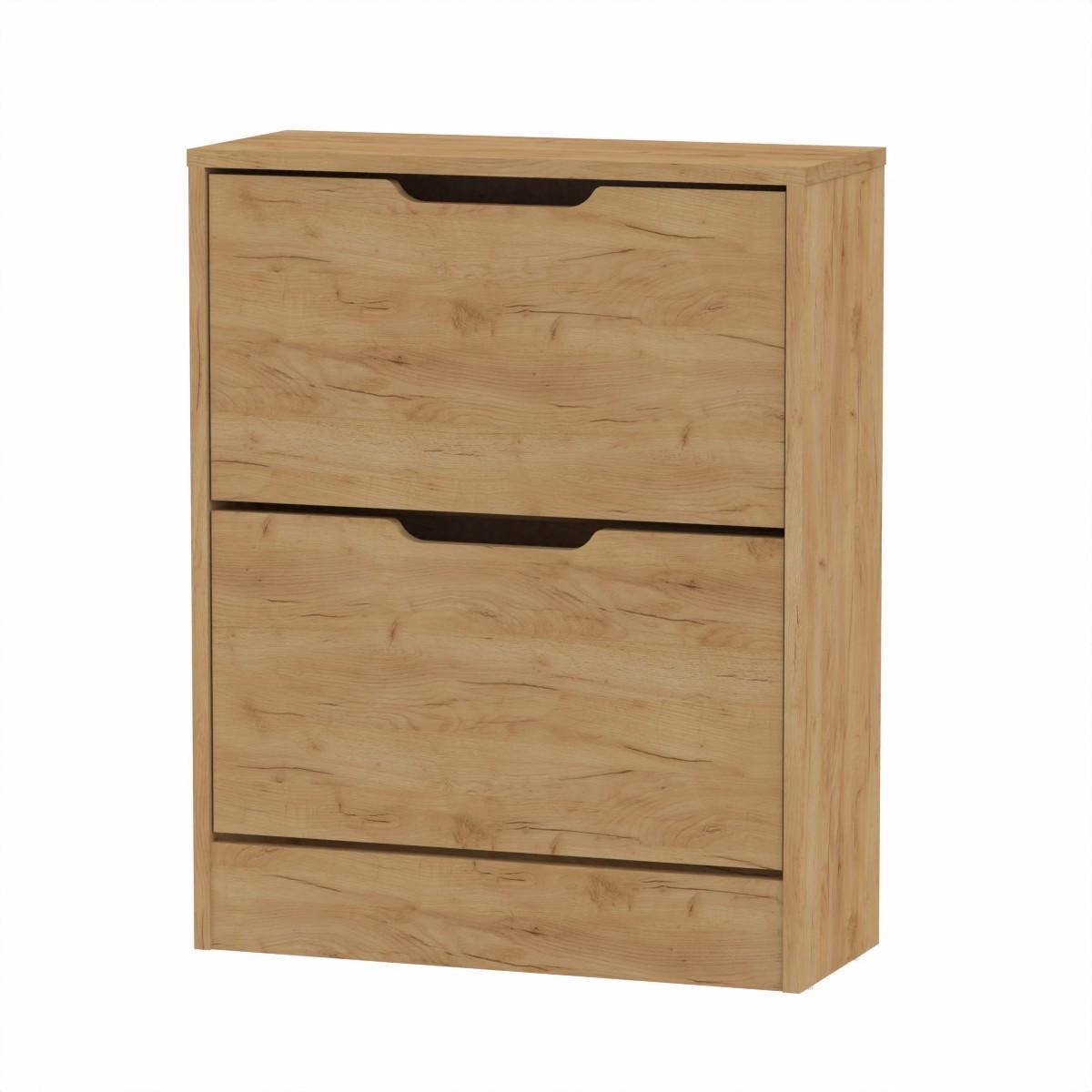 Тумба для обуви Компанит ТО-22 59х24х74,1 см Дуб крафт золотой (26589997)