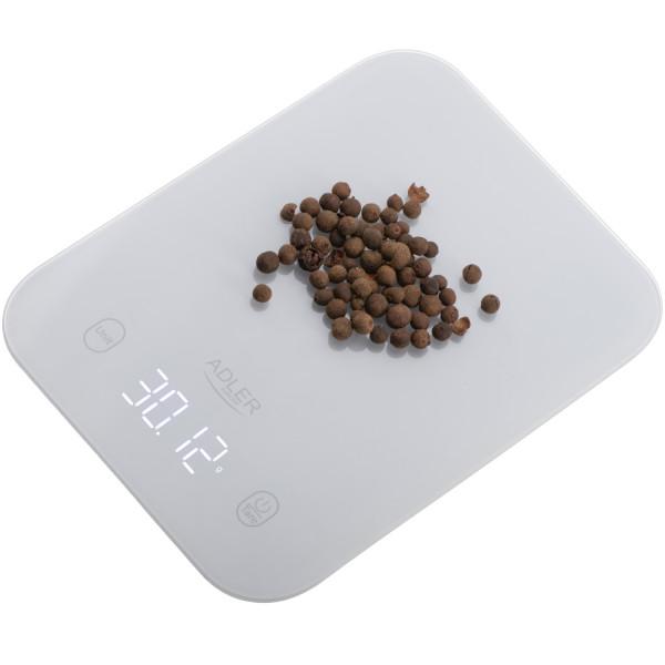 Ваги кухонні електронні Adler AD 3181 до 10 кг 2хАААА скляні з автовимкненням Grey (AD3181G) - фото 5 Ваги кухонні електронні Adler AD 3181 до 10 кг 2хАААА скляні з автовимкненням Grey (AD3181G) - фото 5