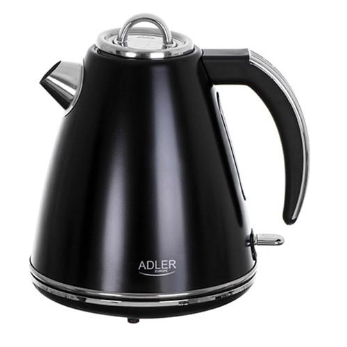 Чайник електричний Adler Strix AD 1343 2200 W 1,5 л Чорний (599377)