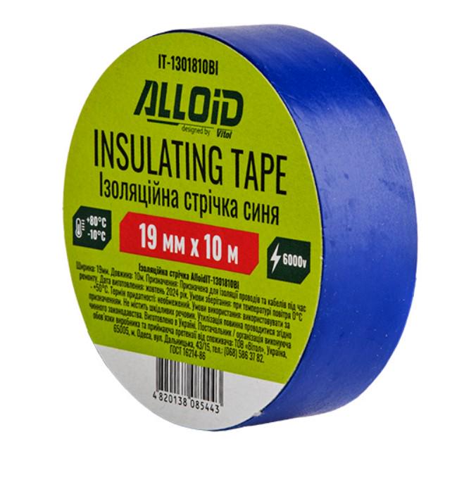 Лента изоляционная 19мм х 10м 130мкм Синий (IT-1301810Bl)