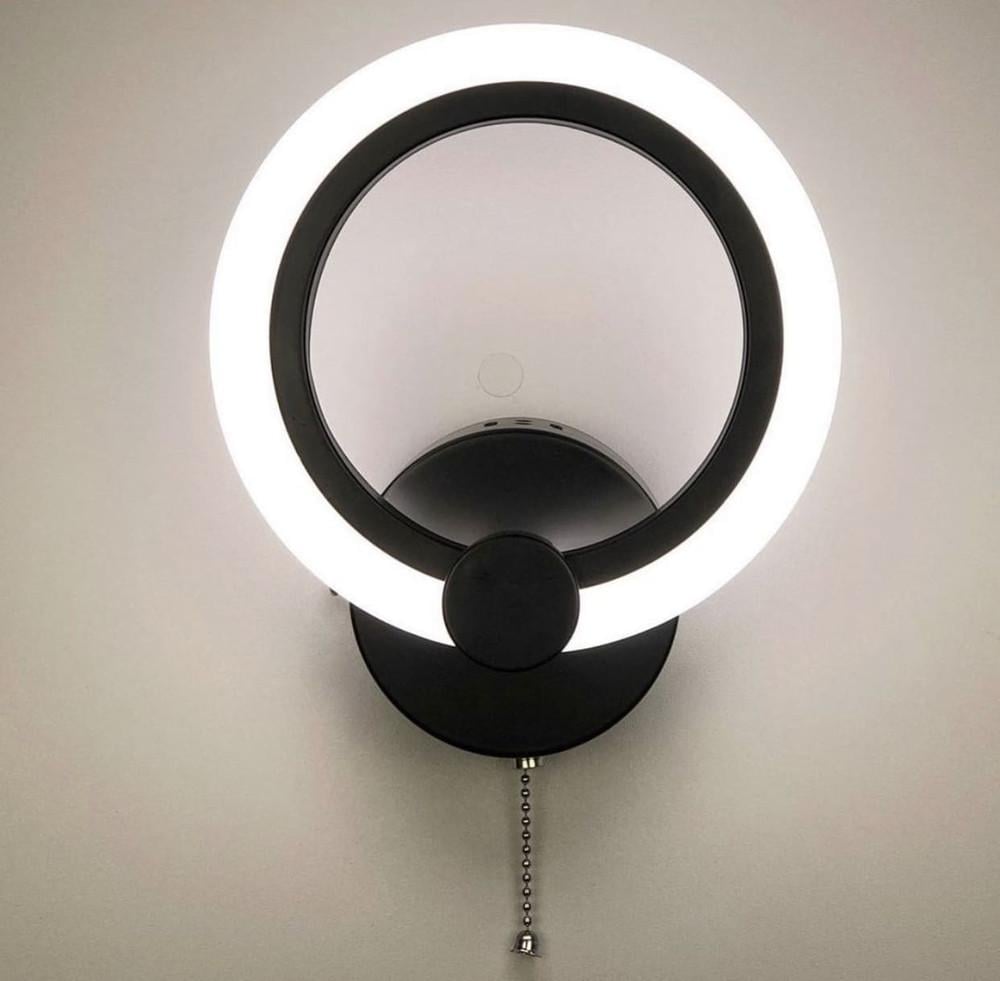 Бра cвітлодіодне Чорний (2374/1S BK)