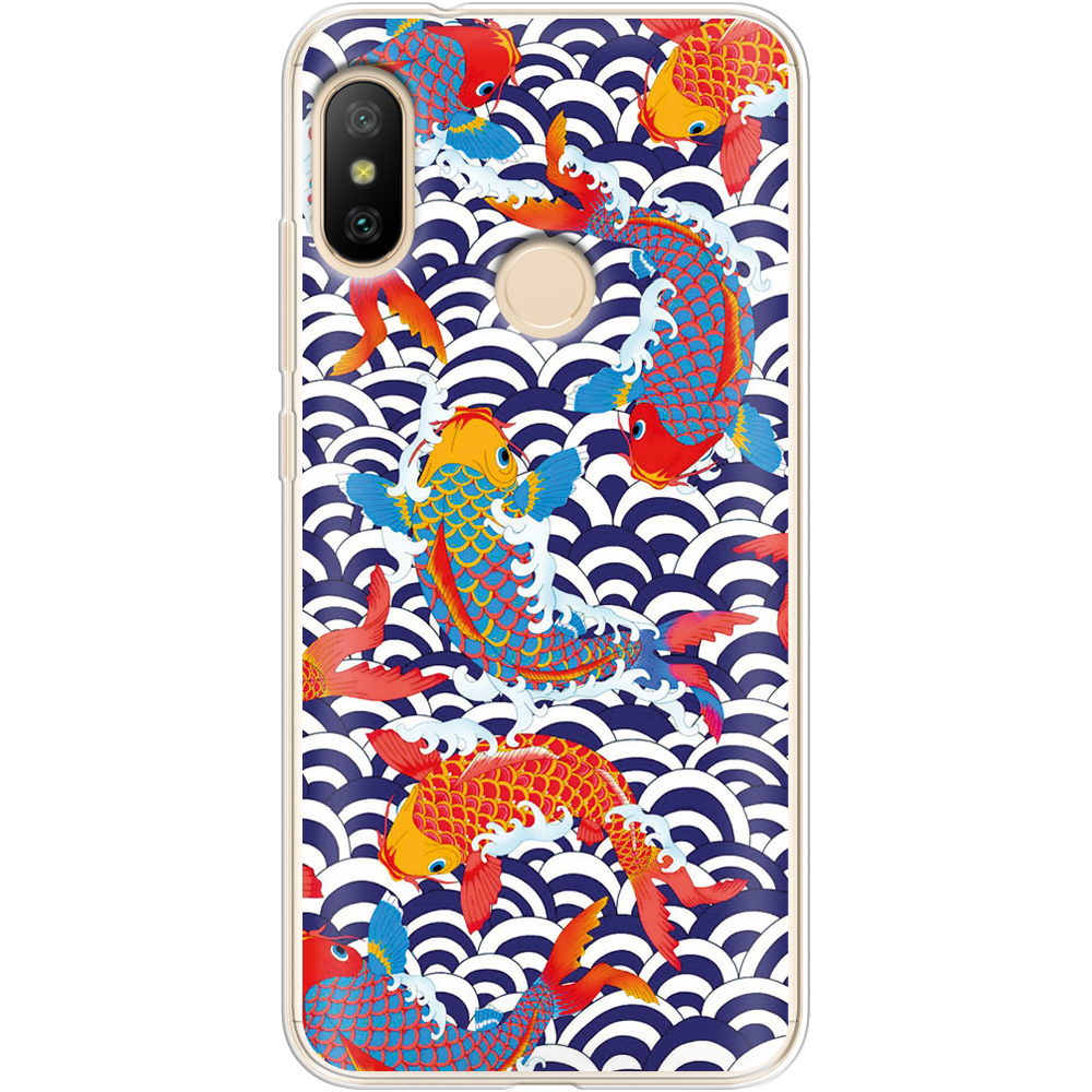 Чехол BoxFace Xiaomi Mi A2 Lite Koi Fish Прозрачный силикон (34892-up2477-34892) Чехол BoxFace Xiaomi Mi A2 Lite Koi Fish Прозрачный силикон (34892-up2477-34892)