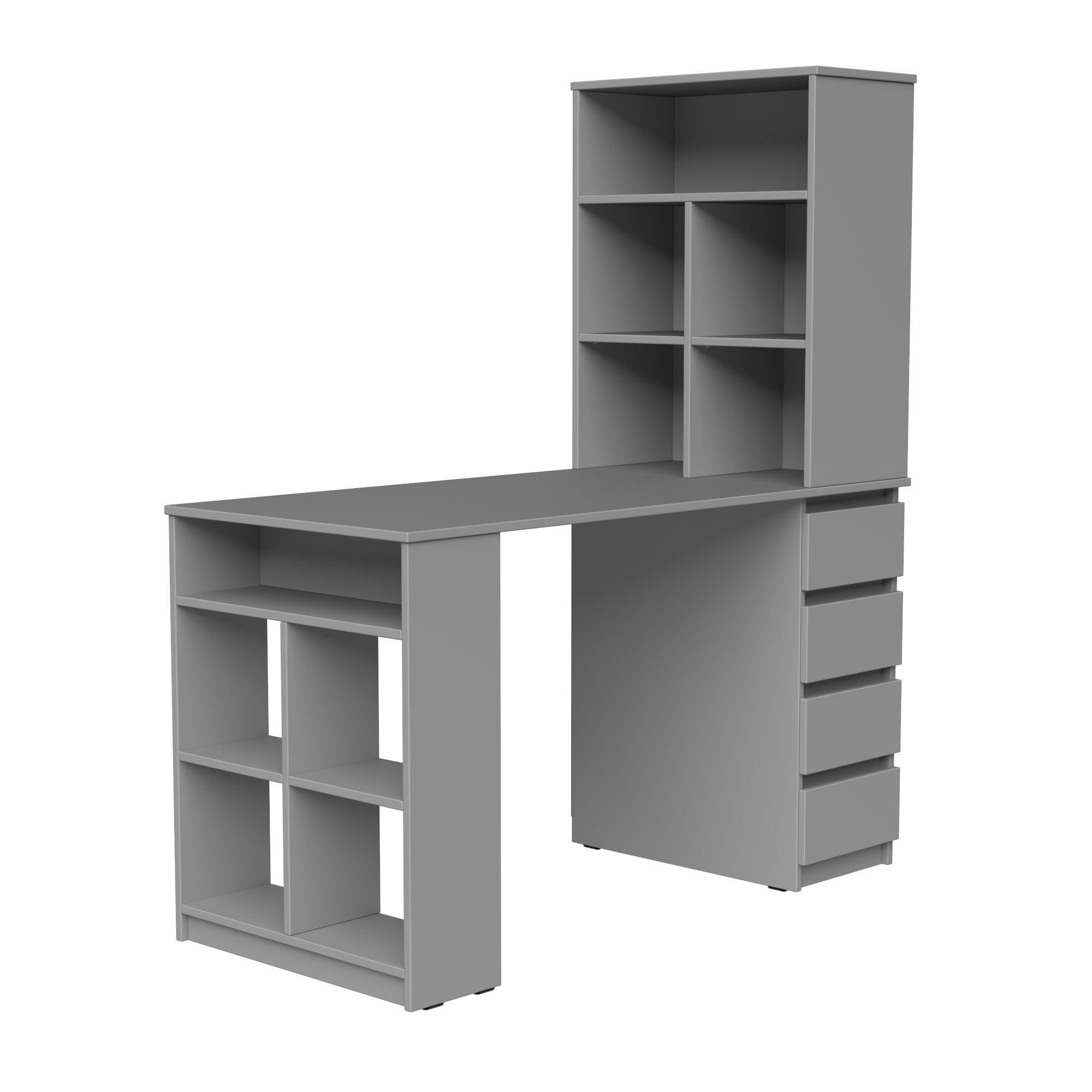 Стіл письмовий СП10 4Я SENAM 1500х1400х600 мм ДСП Сіра мишка - фото 3 Стіл письмовий СП10 4Я SENAM 1500х1400х600 мм ДСП Сіра мишка - фото 3