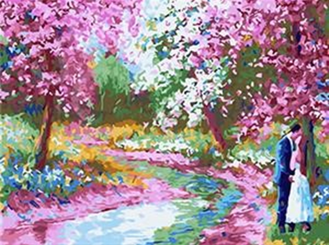 Алмазная мозаика Діамантові ручки Сад любви 40х50 см на подрамнике полная выкладка Алмазная мозаика Діамантові ручки Сад любви 40х50 см на подрамнике полная выкладка