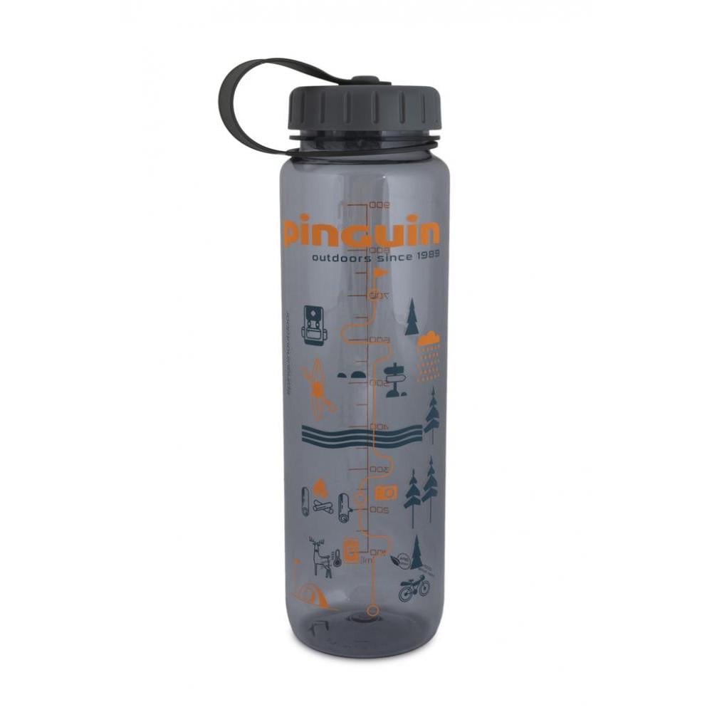 Фляга Pingin Tritan Slim Bottle 2020 BPA-free 1,0 L Grey Pinguin (1033-PNG 804683)