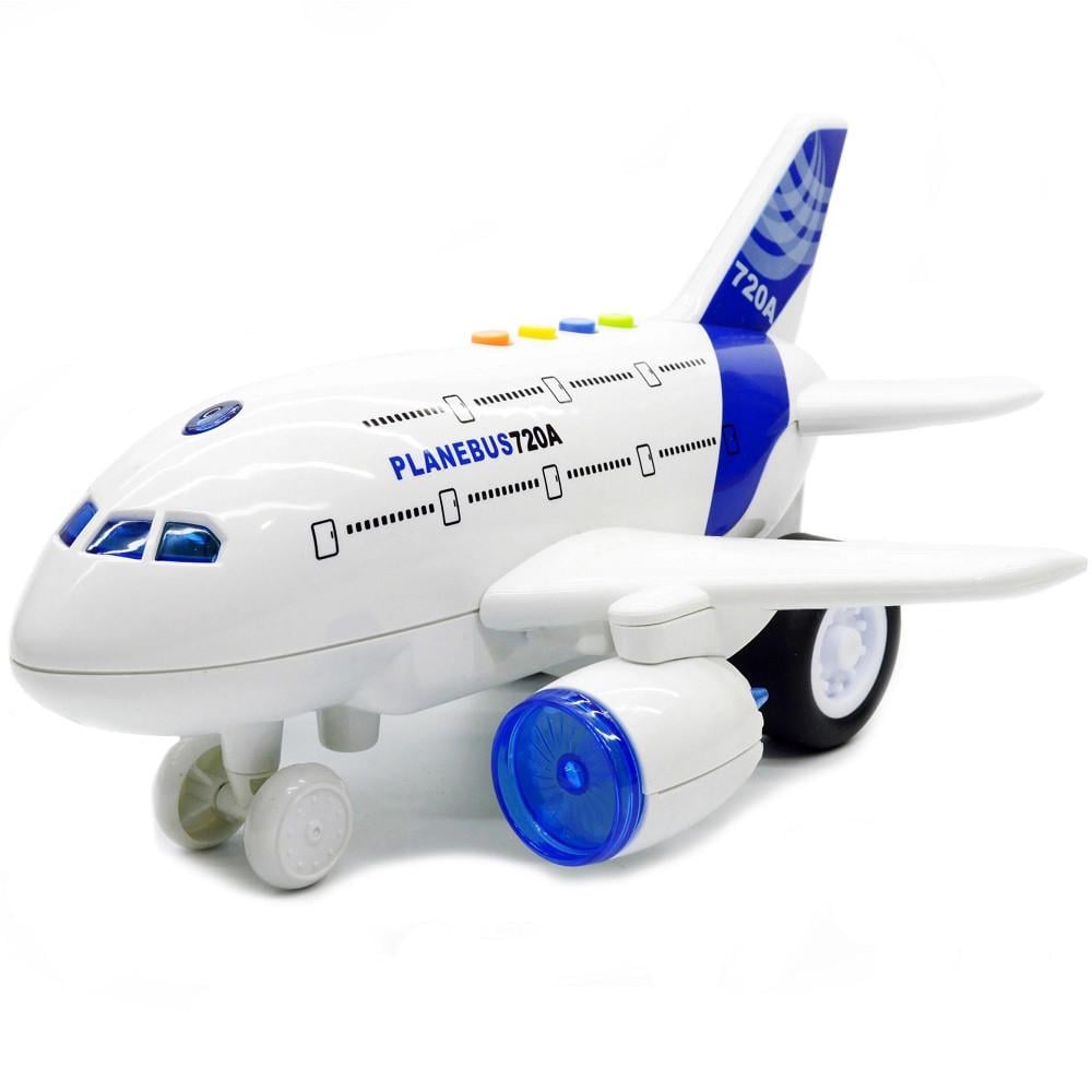 Игрушечный самолет WENYI Planebus 720A с инерционным механизмом масштаб 1:160 (36396049)