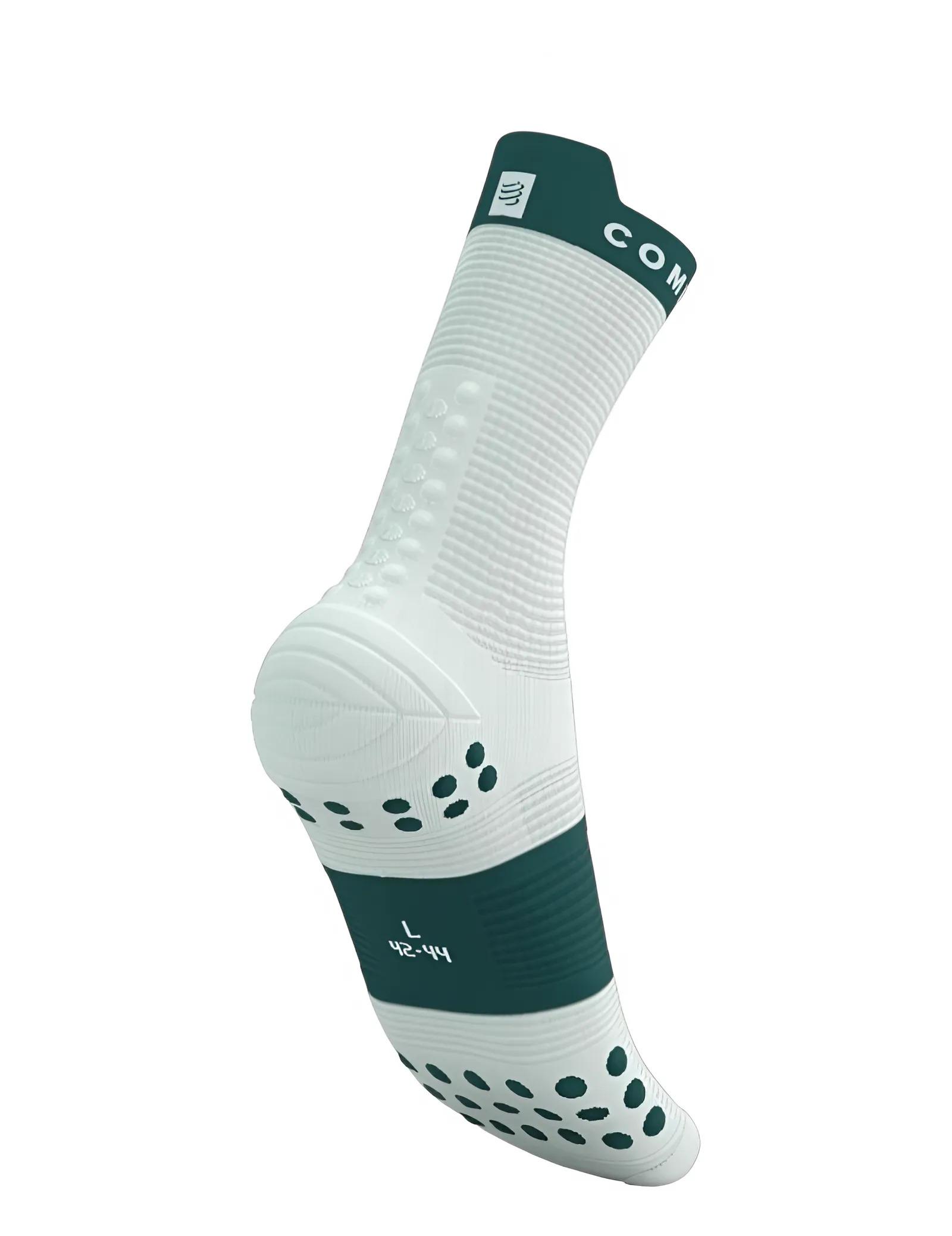 Шкарпетки компресійні Compressport XU00046B0044T4 Pro Racing Socks v4.0 Run High T4 Sugar/Storm (26711984) - фото 4