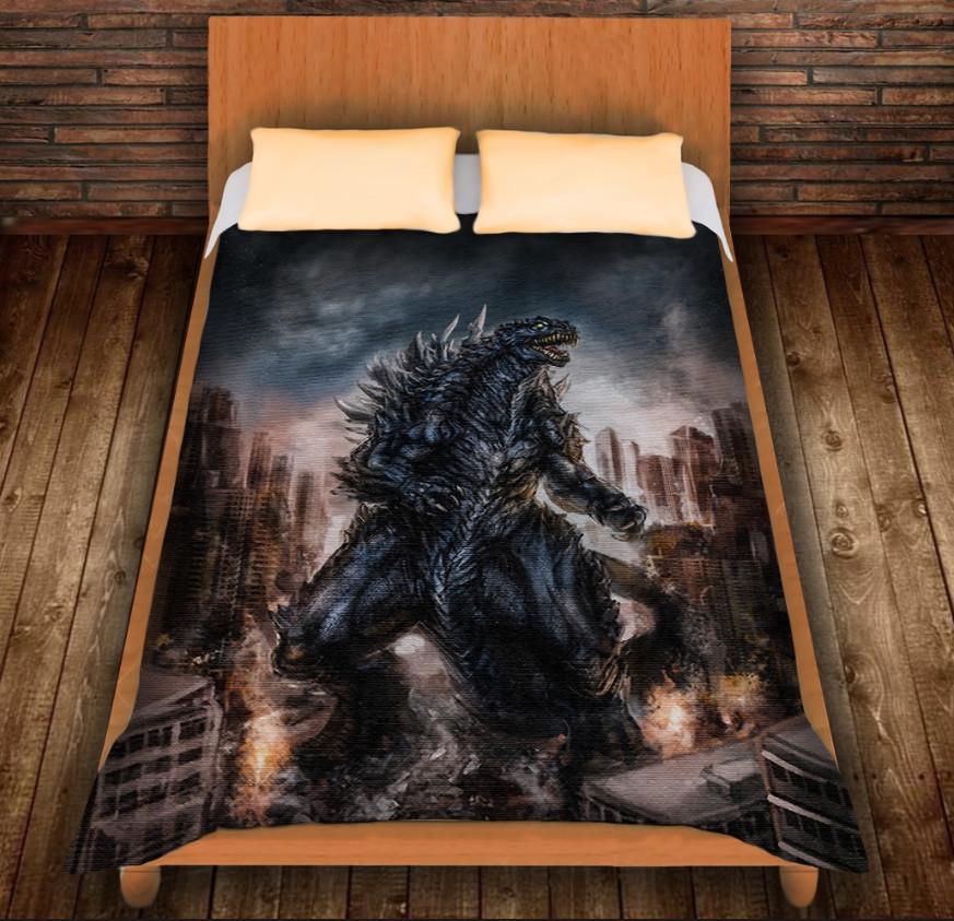 Плед с 3D принтом Годзилла 150х200 см (epi_0216) Плед с 3D принтом Годзилла 150х200 см (epi_0216)