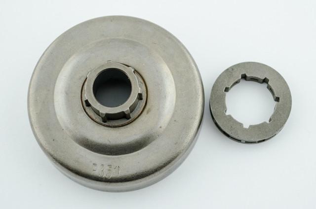 Корзина сцепления и звездочка 0,325 для бензопил Oleo-mac 941 (2646)