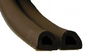 Ущільнювач для вікон та дверей STOMIL D-профіль 9х8 мм Коричневий - фото 2