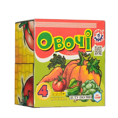 Игрушка кубики Овощи ТехноК (1349)