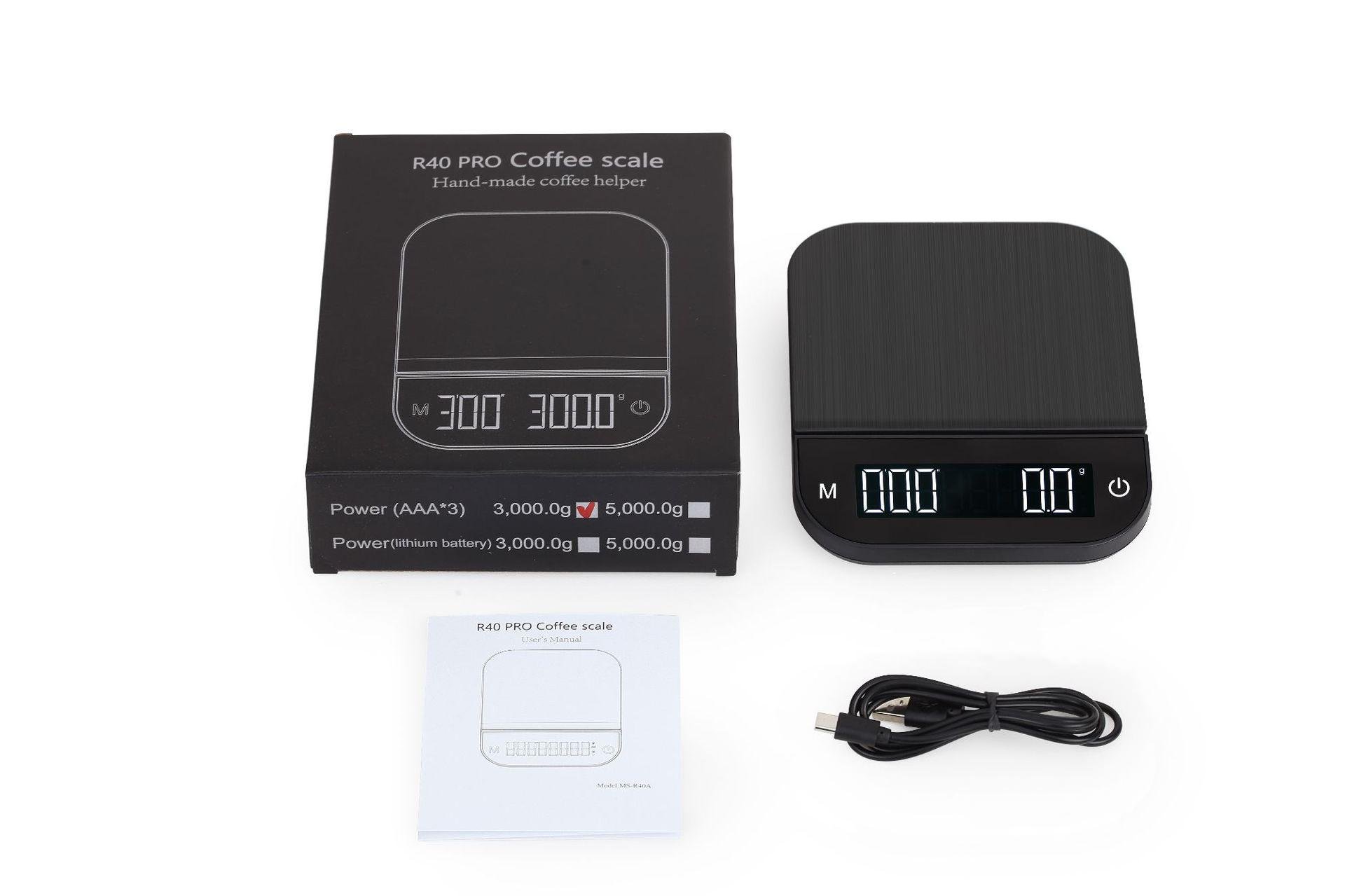 Весы акумуляторные кофейные Zally Coffee Drip Scale R40 Pro - фото 7