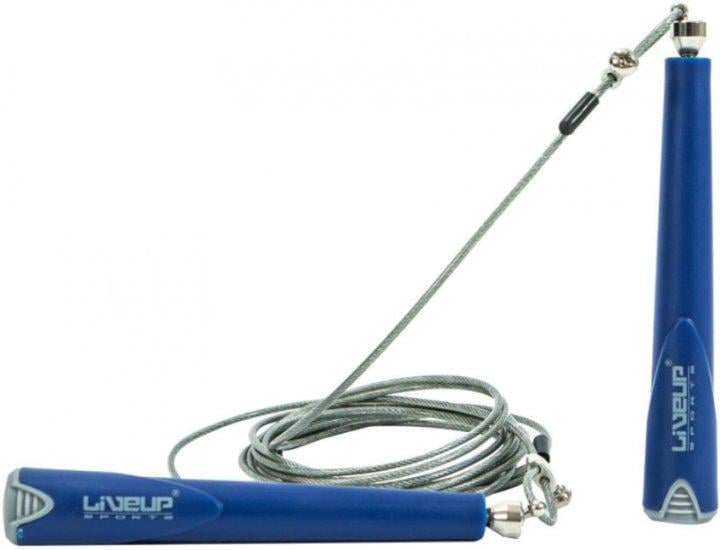 Скакалка скоростная LiveUP Cable Jumprope LS3114 300 см Синий