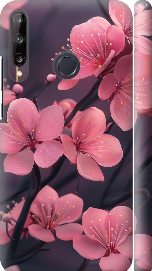 Чехол на Huawei P40 Lite E Пурпурная сакура (6075m-1875-42517)