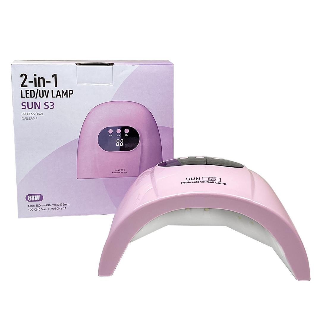 Лампа для маникюра для гель лака Sun S3 LED\UV 88 Вт (17751083) - фото 7 Лампа для маникюра для гель лака Sun S3 LED\UV 88 Вт (17751083) - фото 7