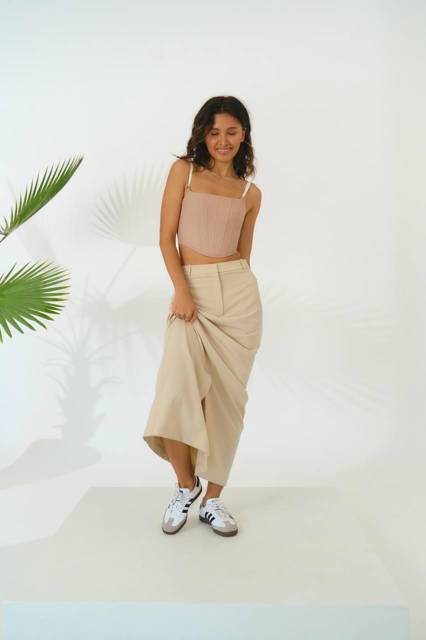 Корсет Lilu Jeans XS Бежевий (004/1) - фото 4