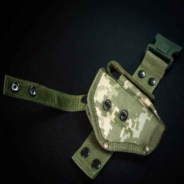 Кобура военная на бедро для ПМ Kirasa KI282 Камуфляж (567728) - фото 6 Кобура военная на бедро для ПМ Kirasa KI282 Камуфляж (567728) - фото 6