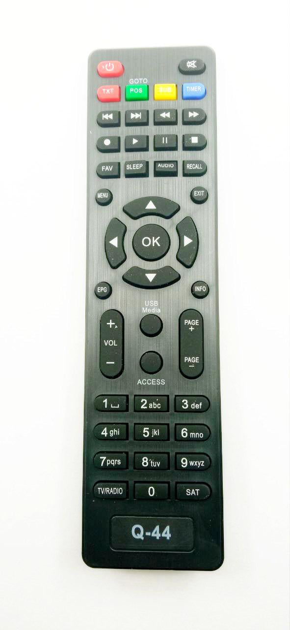 Пульт Q-SAT-Q-44/Q-45/SAT EUROSKY 4080HD/S2BOX 101/Alphabox X4 Micro/X4 SE (34561)