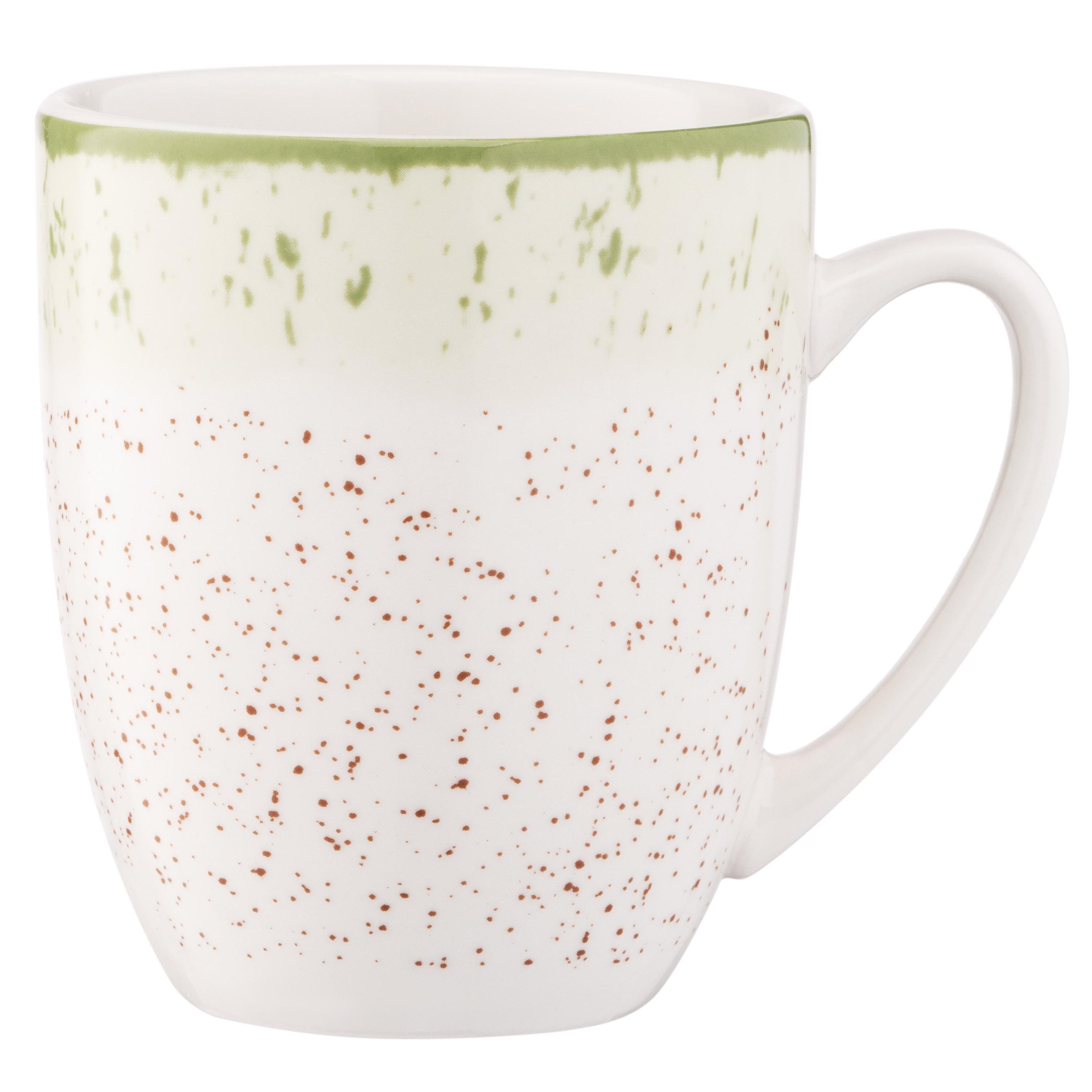 Столовый сервиз Ardesto Siena 5 предметов 1 персона фарфор Бело-зеленый - фото 4 Столовый сервиз Ardesto Siena 5 предметов 1 персона фарфор Бело-зеленый - фото 4