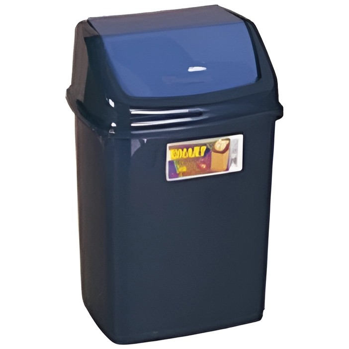 Урна для мусора пластиковая с крышкой 9,5 л (1-1-57020)