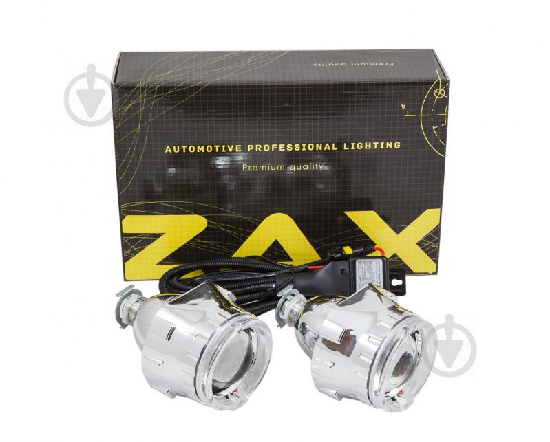 Биксеноновые линзы rVolt stage 1 с ангельскими глазками CREE-LED проводка (hub_dcym43179)