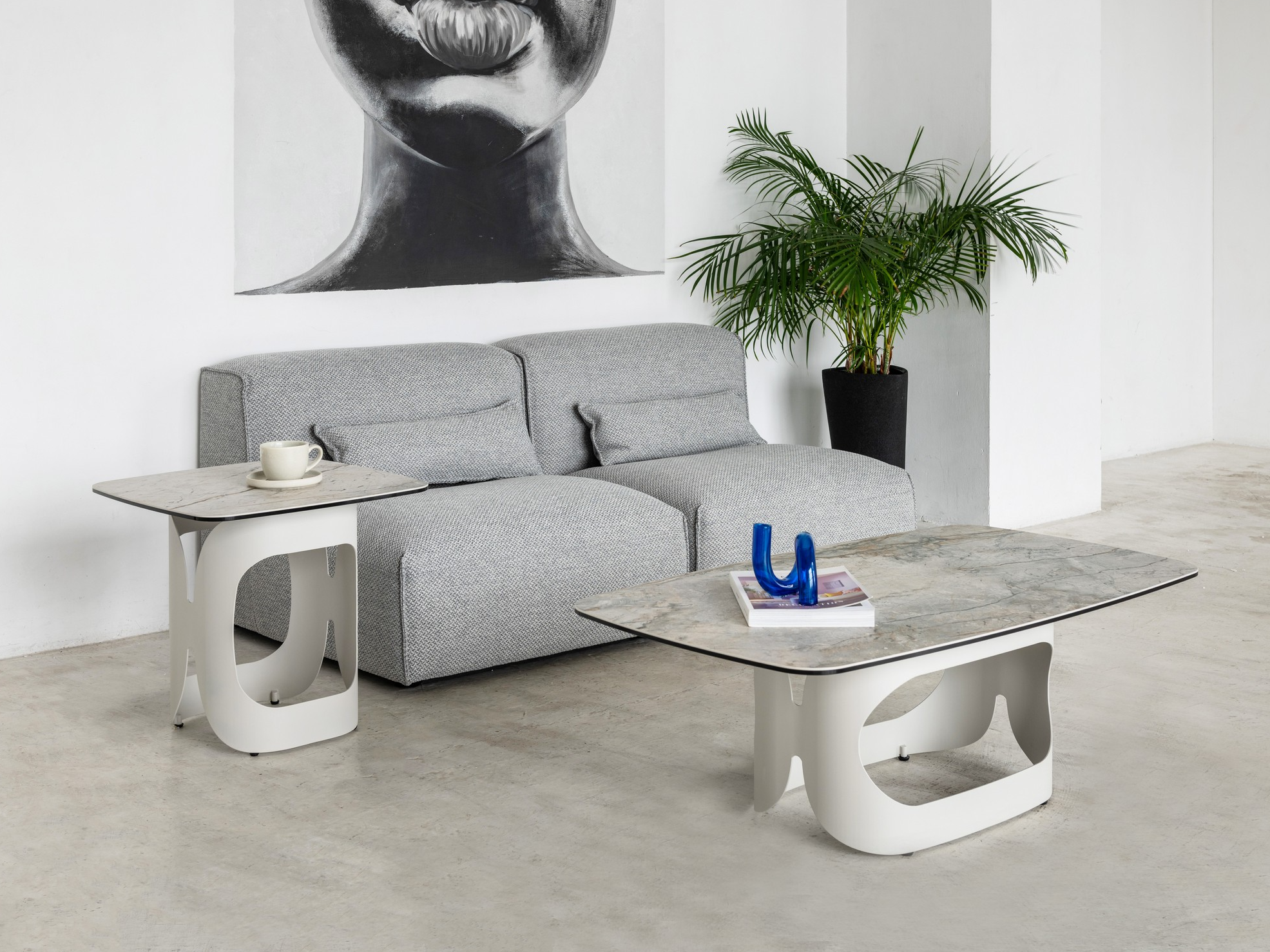 Журнальный стол Арно 1200х650х400 мм Сильвер ривер/Айвори (30937417) - фото 6