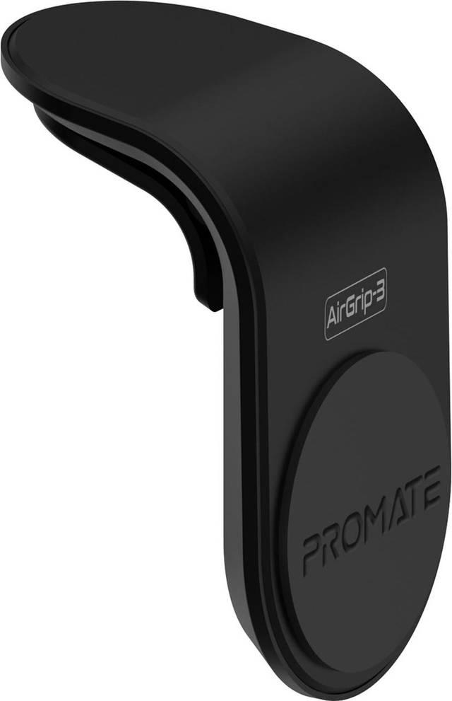 Автотримач для телефона Promate магнітний AirGrip-3 Black