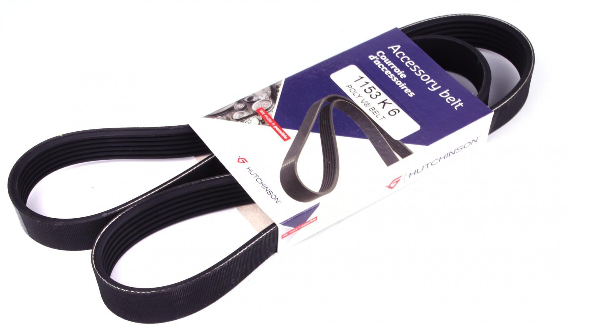 Ремень генератора HUTCHINSON для Fiat Ducato/Citroen Jumper 1.9D/TD 94-/Renault Trafic 2.5dCI 03- (6PK1153 1153 K 6)