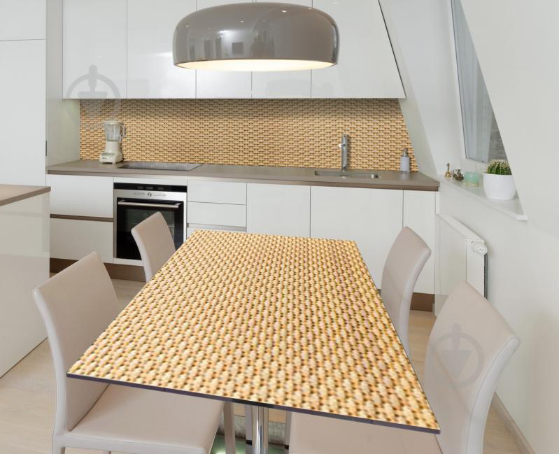 Наклейка 3Д виниловая на стол Zatarga «Канатное плетение» 650х1200 мм (Z184008/1st)