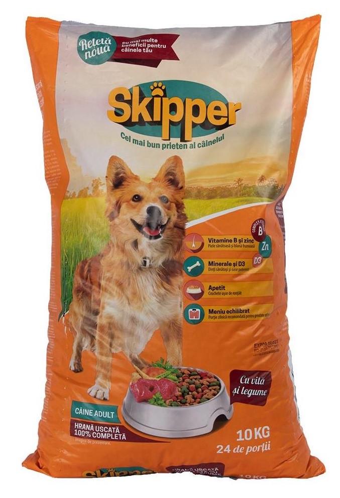 Корм сухой для собак всех пород Skipper с говядиной и овощами 10 кг (1789933017)