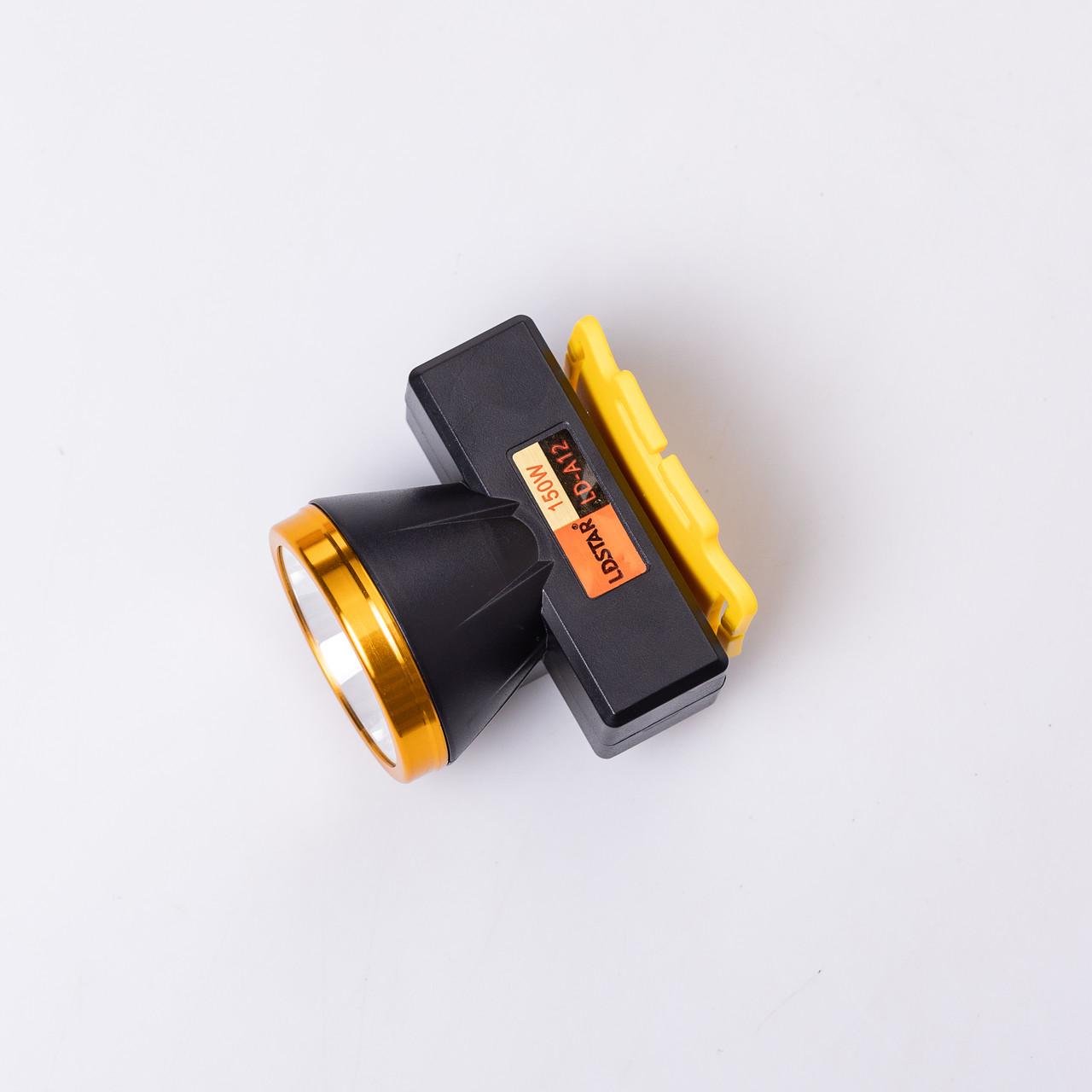 Налобний ліхтар акумуляторний LED 3 режими роботи 7х7х5 см (7192) - фото 5