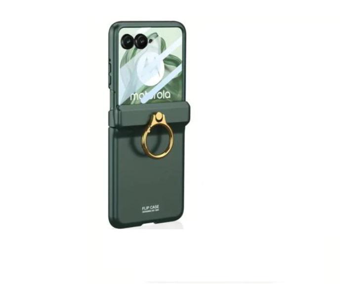 Чехол-накладка GKK Flip Case для Motorola Razr 50/Razr 2024/Razr 60 Зеленый