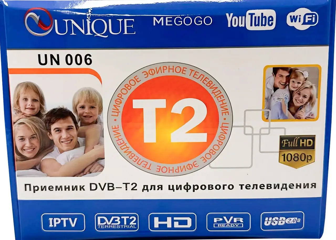 Ресивер цифровой DVB-T2 006 UNIQUE UN Wi-Fi (28206971) - фото 10 Ресивер цифровой DVB-T2 006 UNIQUE UN Wi-Fi (28206971) - фото 10