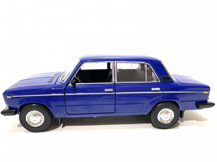 Машинка Автопром ВАЗ 2106 металл 1:22 инерционная свет звук Синий (45832197)