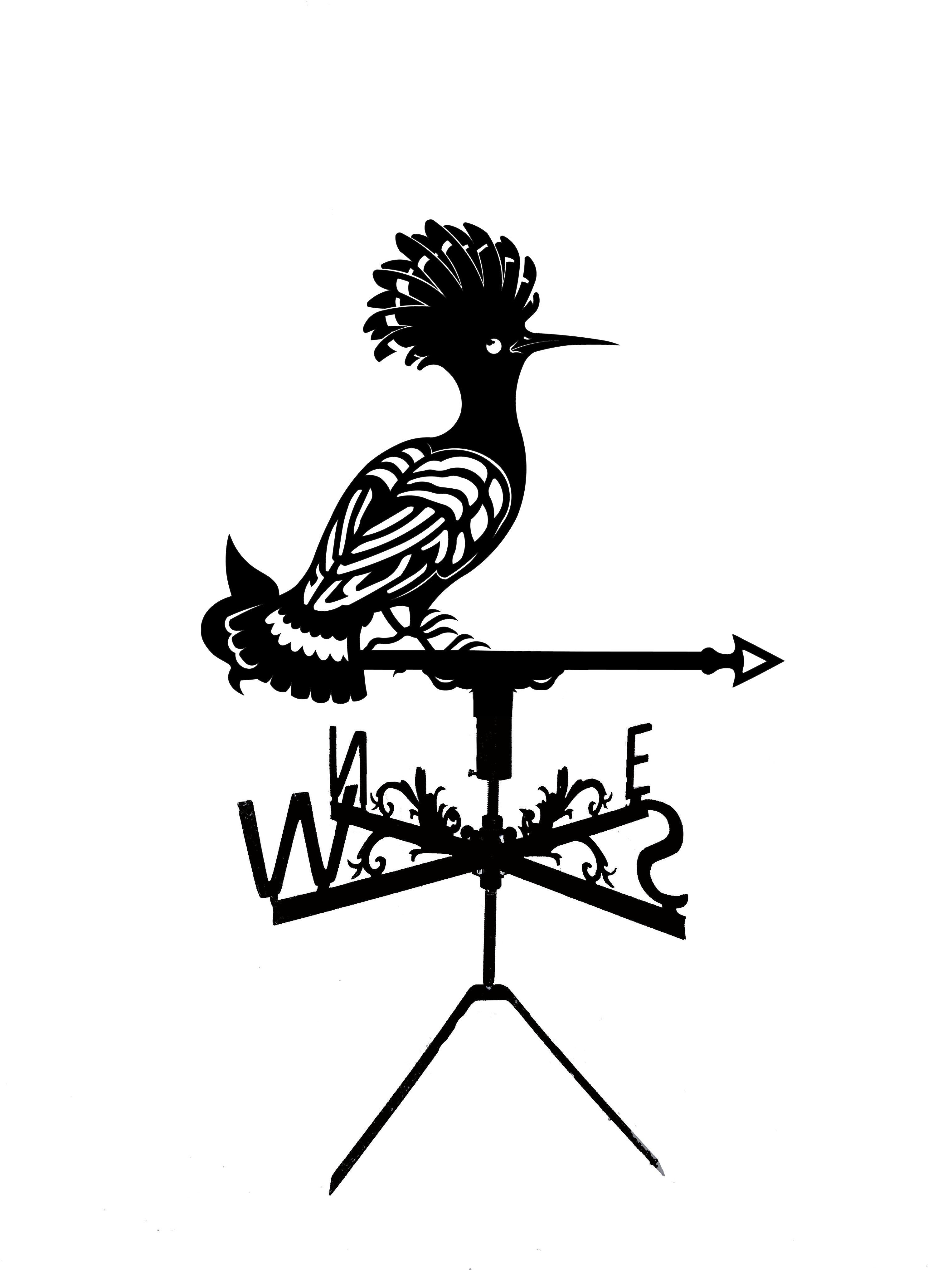 Флюгер на беседку/колодец Птица Удод (27477419)