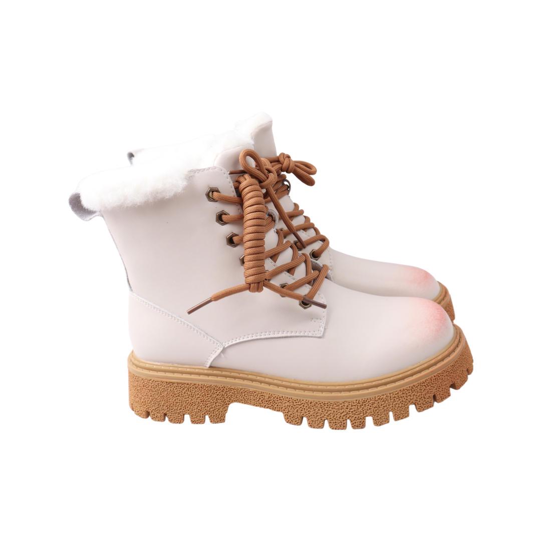 Ботинки женские Li Fexpert из кожи р. 37 Молочный (787-22ZHC)