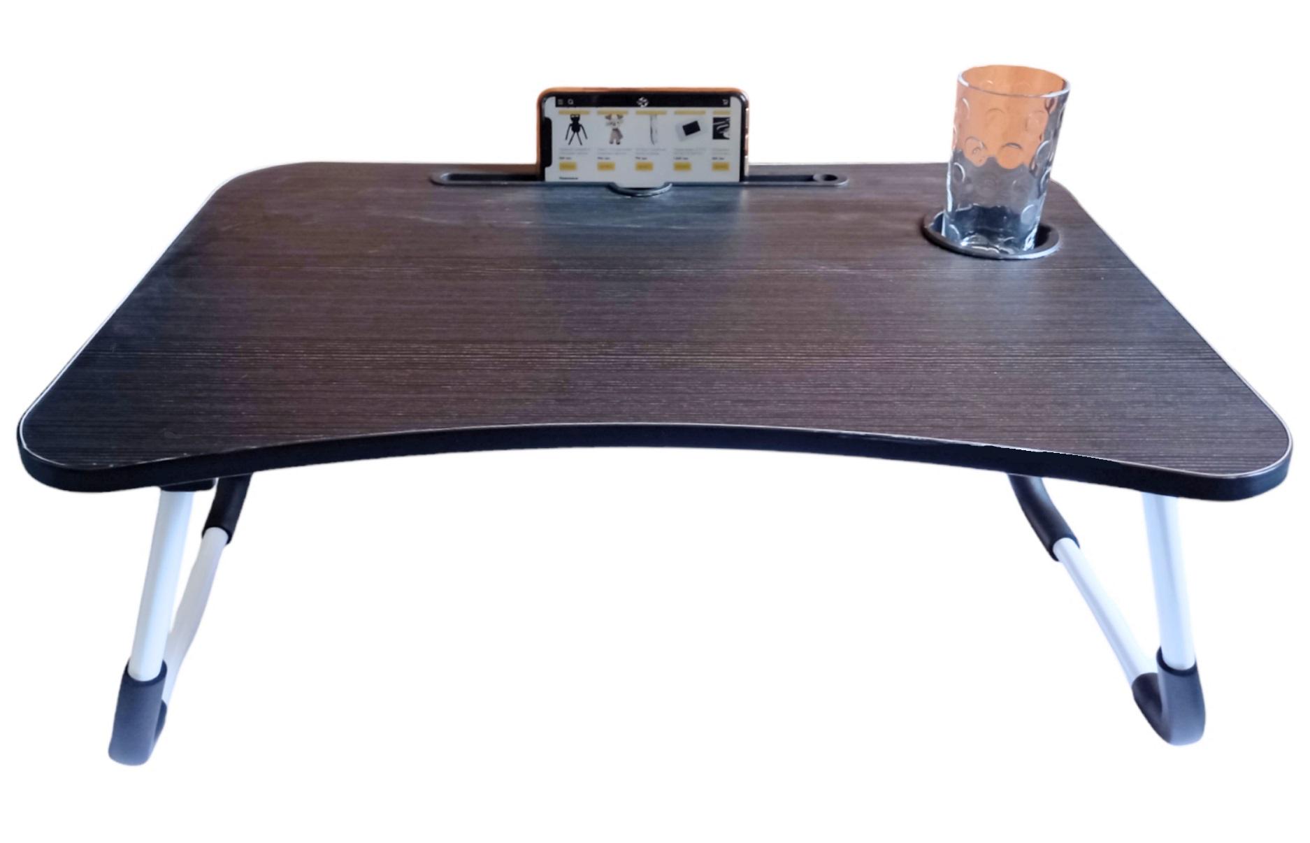 Столик для ноутбука/планшета деревянный складной переносной с подставкой под стакан - фото 2 Столик для ноутбука/планшета деревянный складной переносной с подставкой под стакан - фото 2