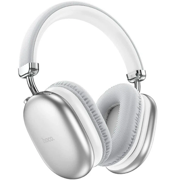 Наушники беспроводные Hoco W35 Max BT 5.3 Silver (м00010)