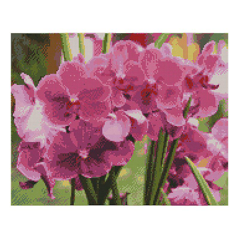 Алмазная мозаика FA10634 Яркие орхидеи 40x50 см