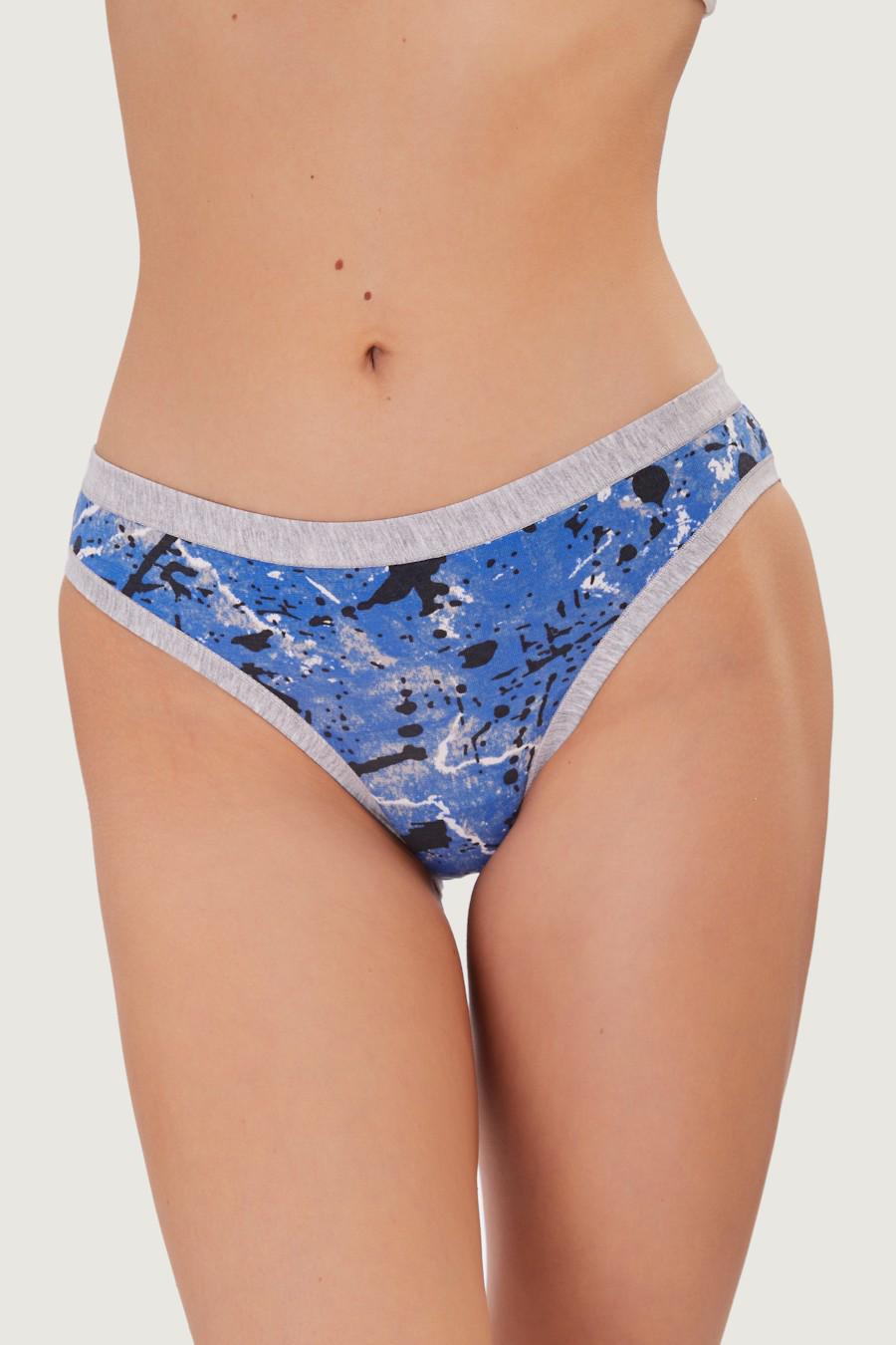 Трусики слип Snelly р. 4/L микс Синий (77425)