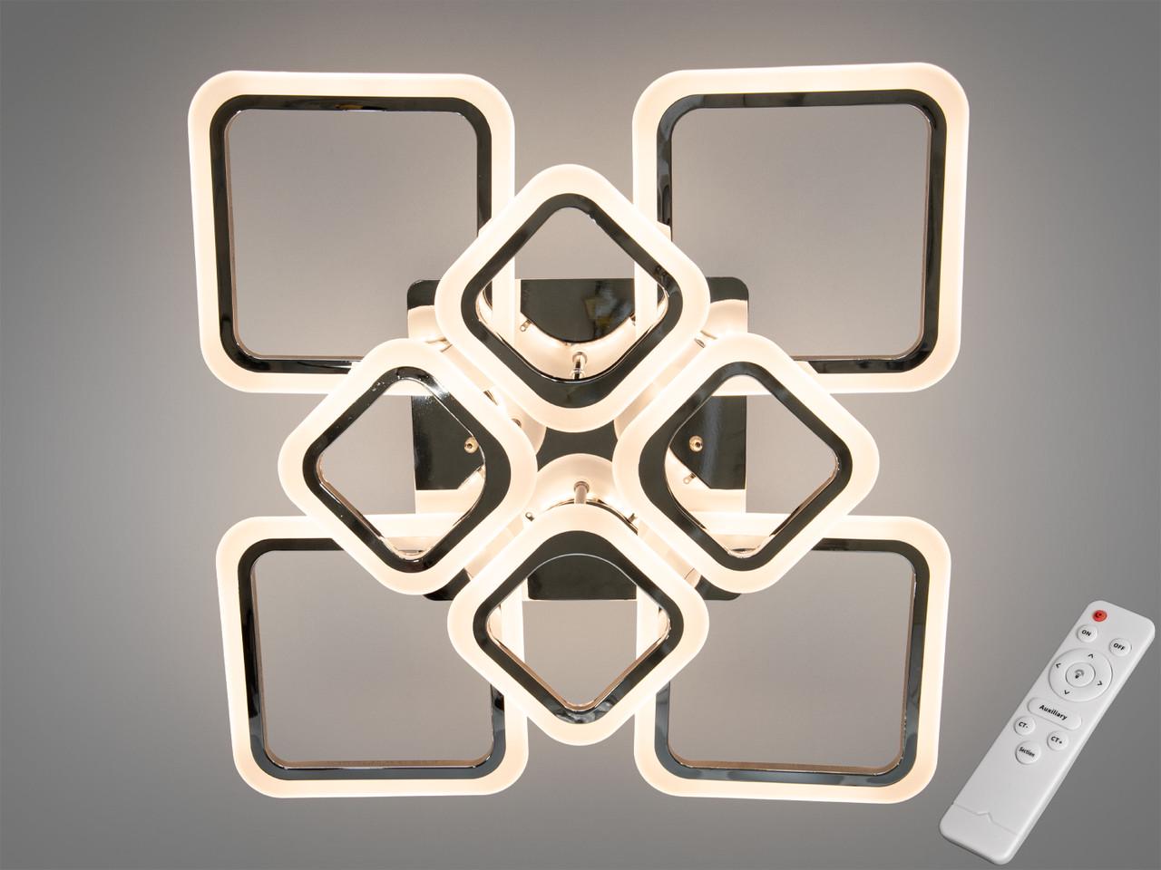 Люстра светодиодная EcoLed 105W HA8060/4+4G Золотой