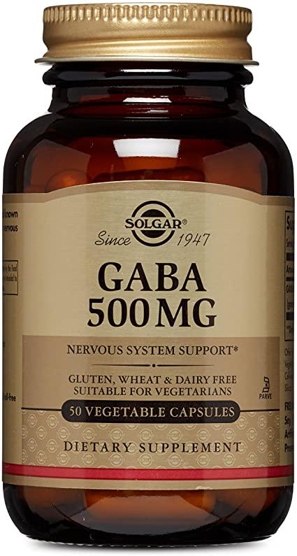 Аминокислоты ГАМК Solgar GABA 500 mg 50 veg caps