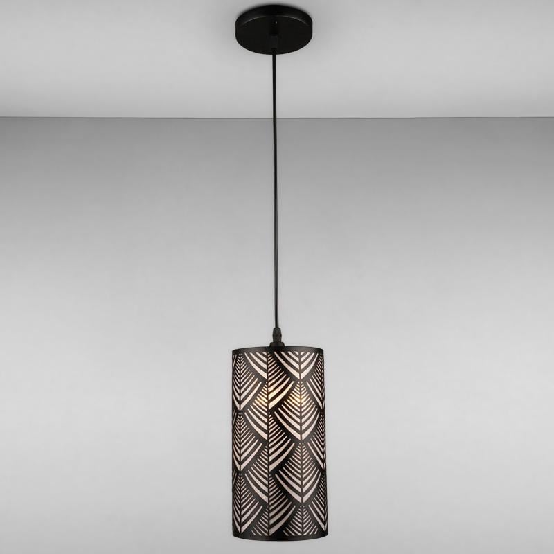 Люстра підвісна з абажуром Light House SRS-16113/1Н Черный